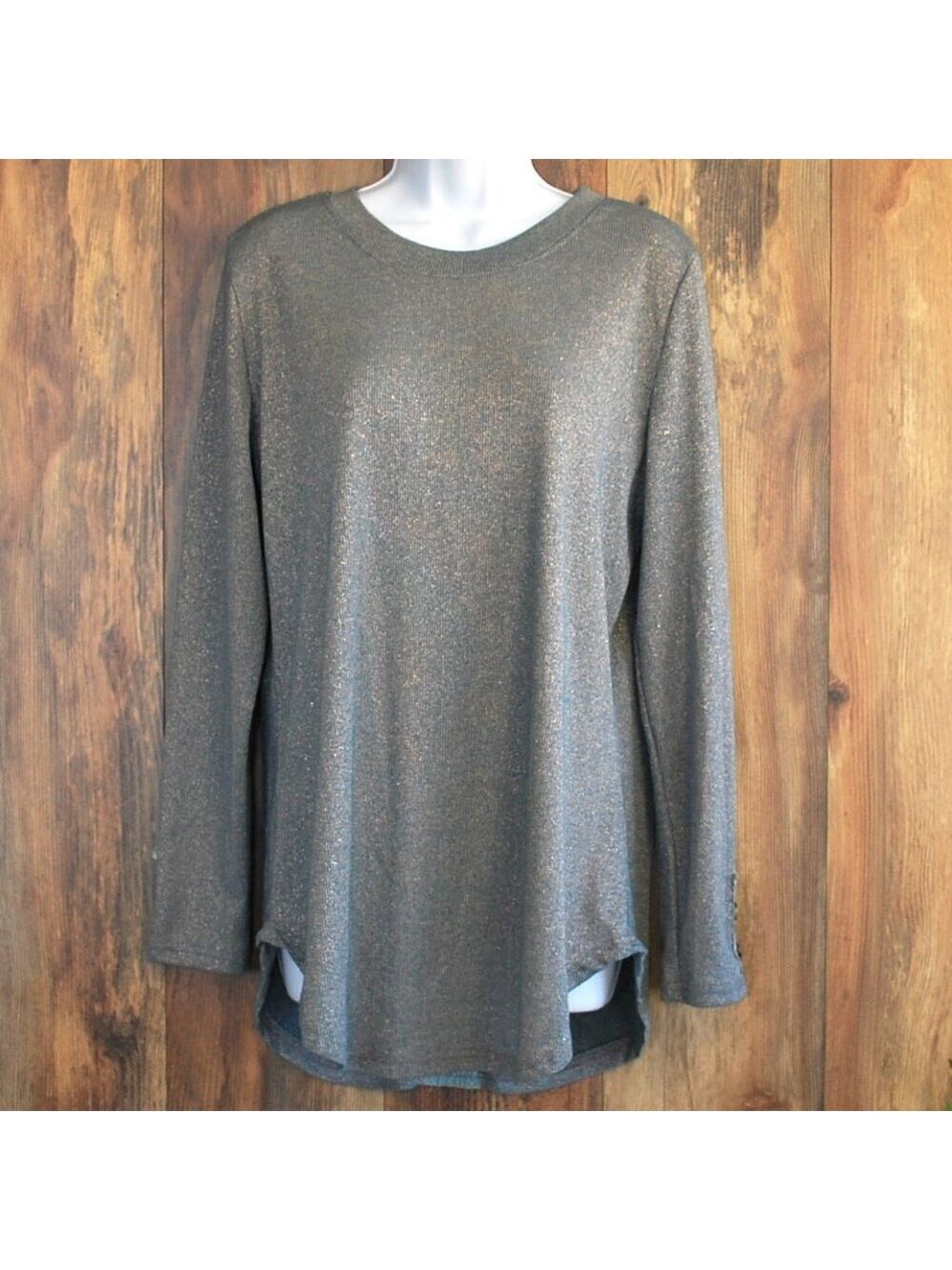 Amaryllis Button Back Sweater 1X